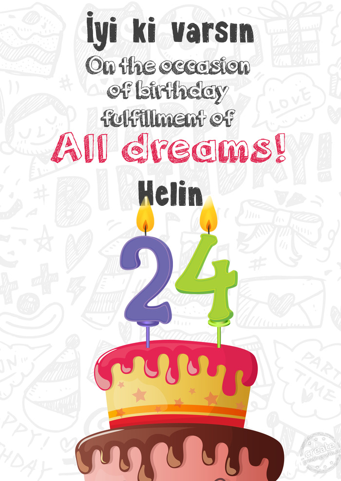 İyi ki varsın🤍🧚🏻‍♀️ Helin 24